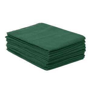 12 Pack Cotton Napkins, Great Napkins 17x17 Inch Dark Green